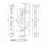Замок врезной Kale 153Р 35мм*85мм 16мм никель