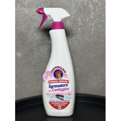 Средство для обезжиривания и дезинфекции Chanteclair Sgrassatore con Candeggina 625 мл Средство для обезжиривания и дезинфекции Chanteclair Sgrassatore con Candeggina 625 мл