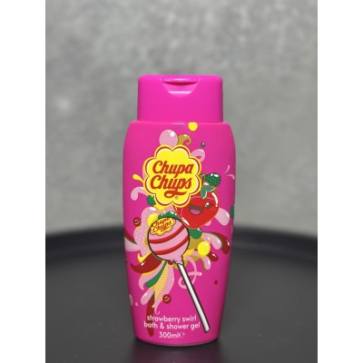 Гель для душа и ванны Chupa Chups Strawberry Swirl, 300 мл Гель для душа и ванны Chupa Chups Strawberry Swirl, 300 мл