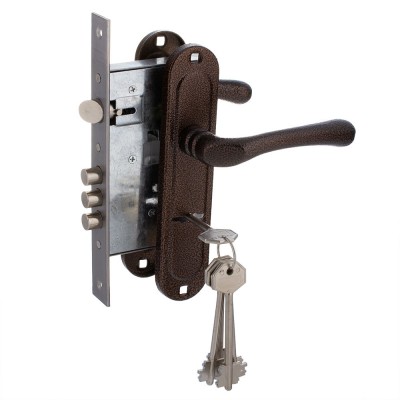 Комплект ручек с замком FZB ET-13110 55мм АС Комплект ручек с замком FZB ET-13110 55мм АС