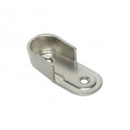 Держатель торцевой для овальной трубы, сталь Держатель торцевой для овальной трубы, сталь