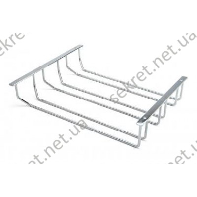 Бокалотримач 3-рядний 340 мм хром