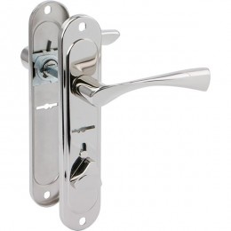 Ручки для металлической двери 42S-112 левая (CP) Ручки для металлической двери 42S-112 левая (CP)