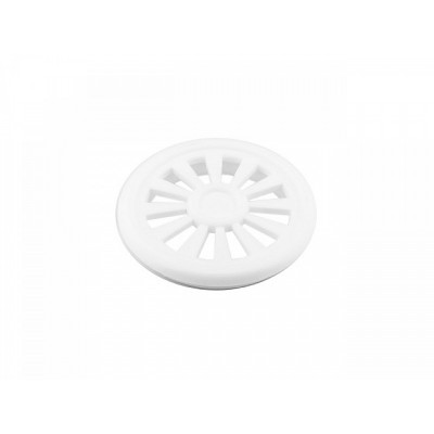 Заглушка вентиляционная белая d40