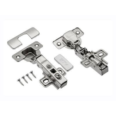 Петля накладная с доводчиком GTV ZM-ECHC09BEO